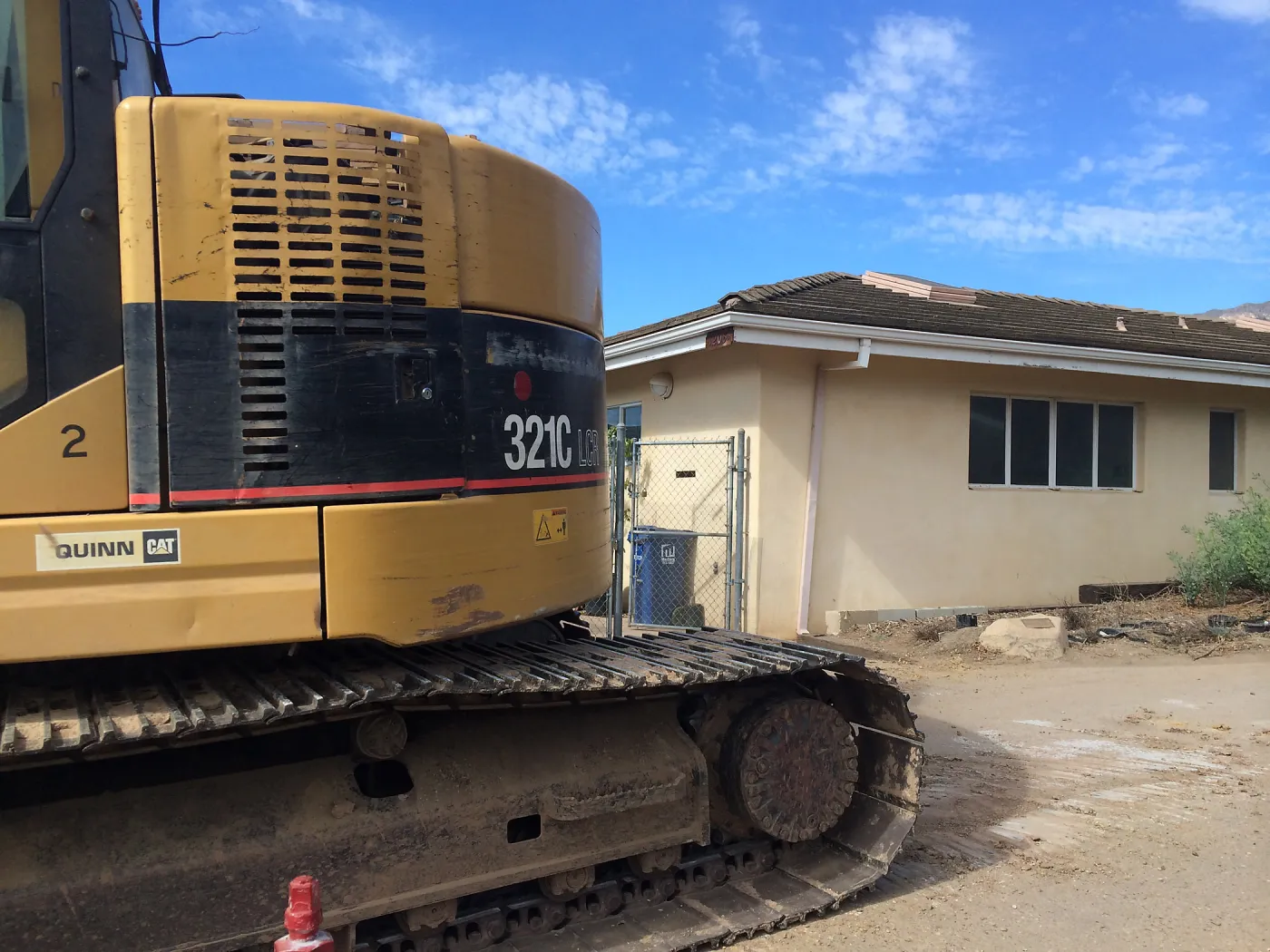 Pritzlaff Conservation Center construction, Installation of gas, electrical, data conduits to Hort Unit