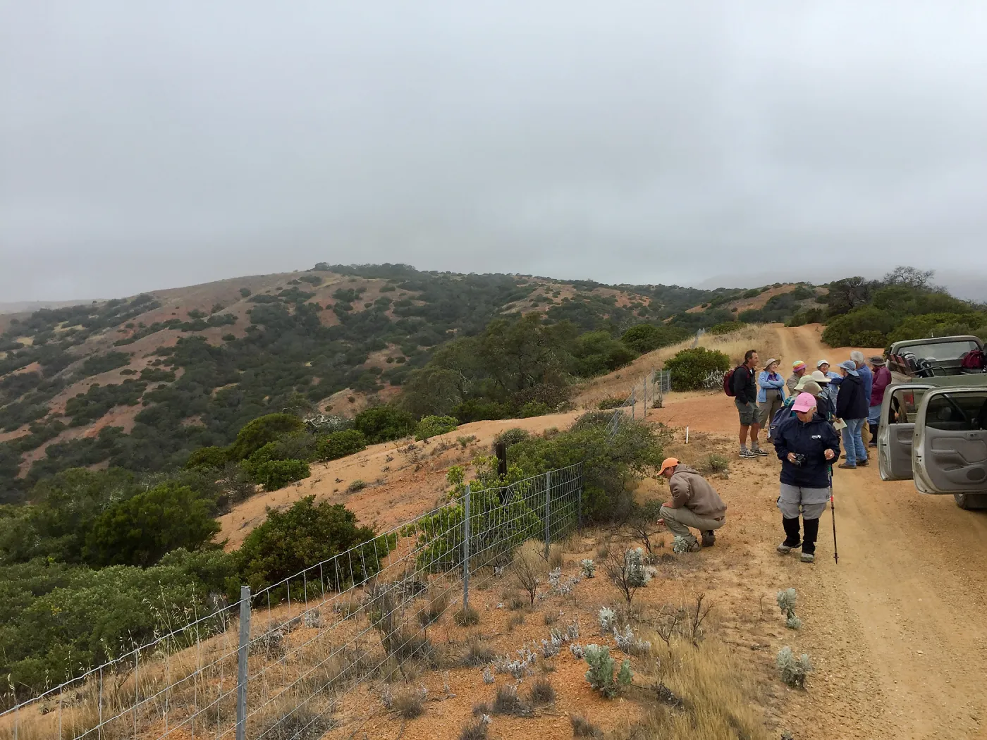 Santa Cruz Island Trip, group