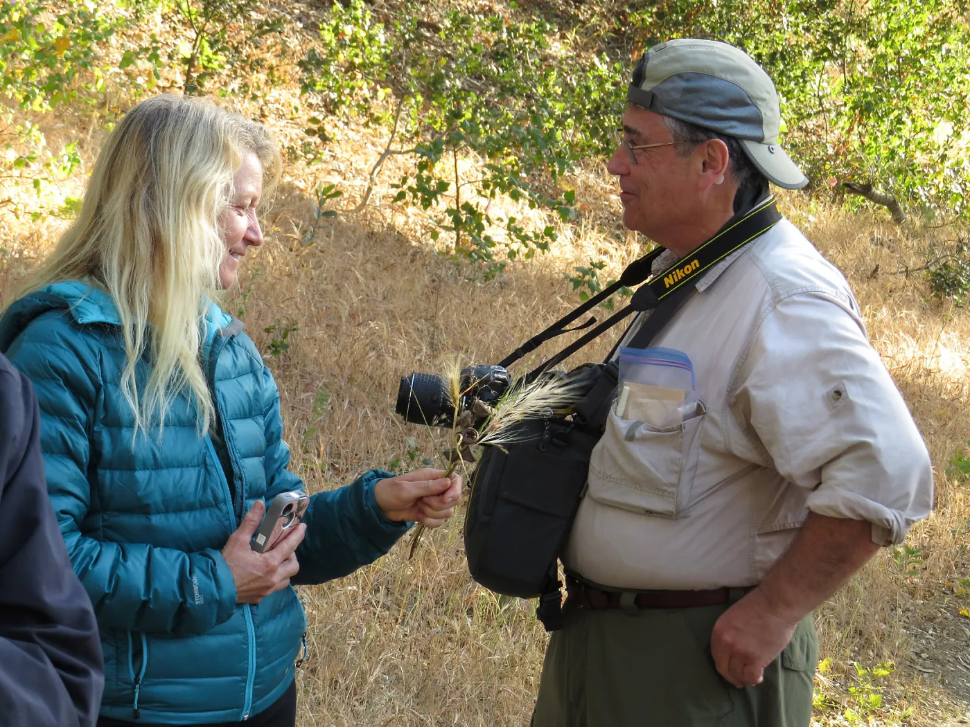 Santa Cruz Island Trip, Chuck Rennie and Diana Blanchard