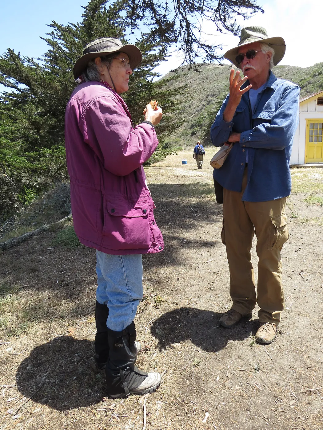 Santa Cruz Island Trip, Diane Fox and Steve Junak