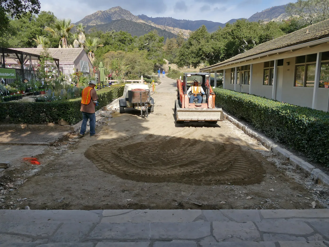 Courtyard renovation