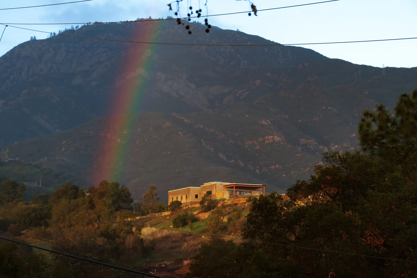 Rainbow over Pritzlaff Conservation Center