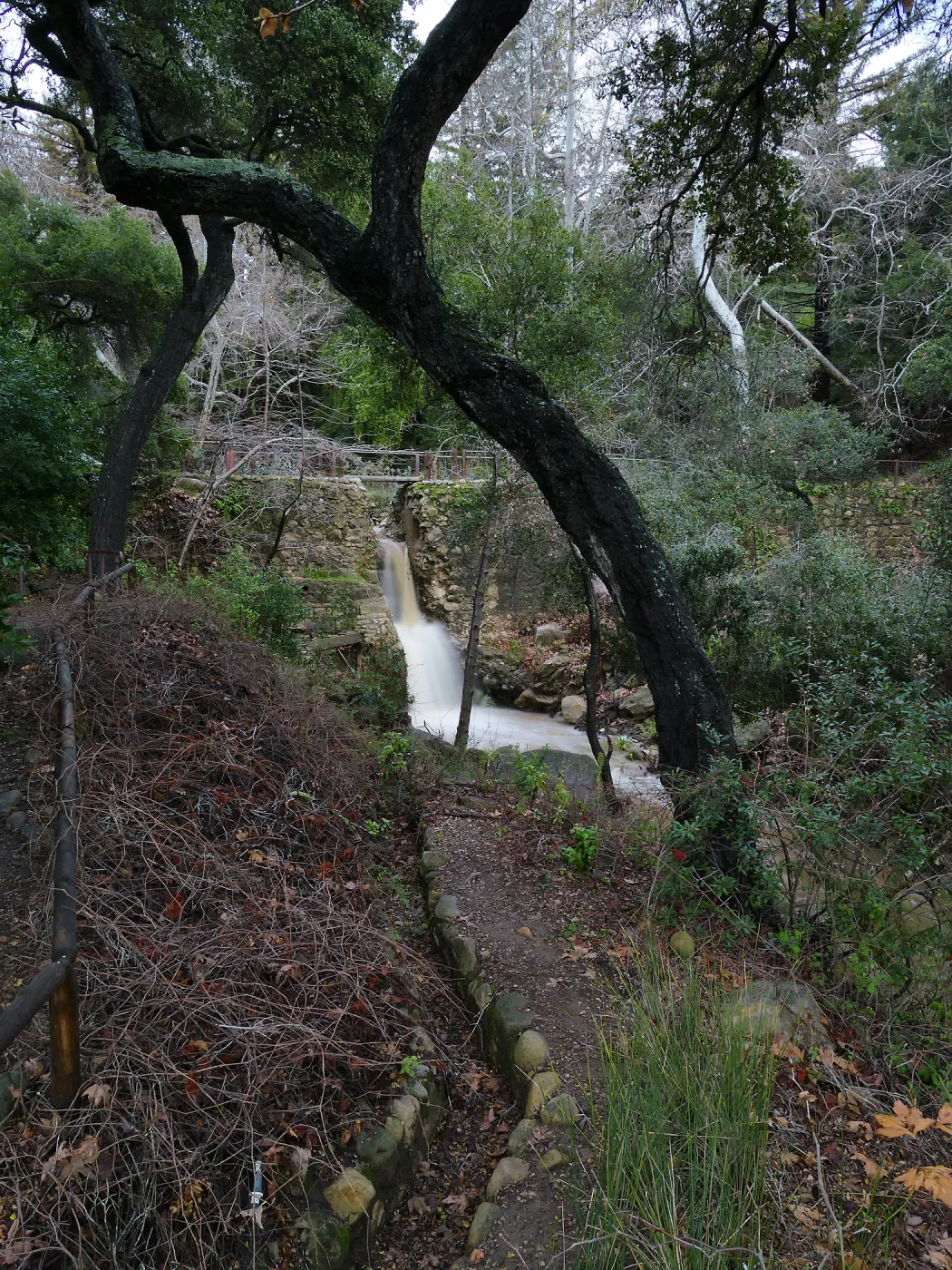 Mission Dam waterfall