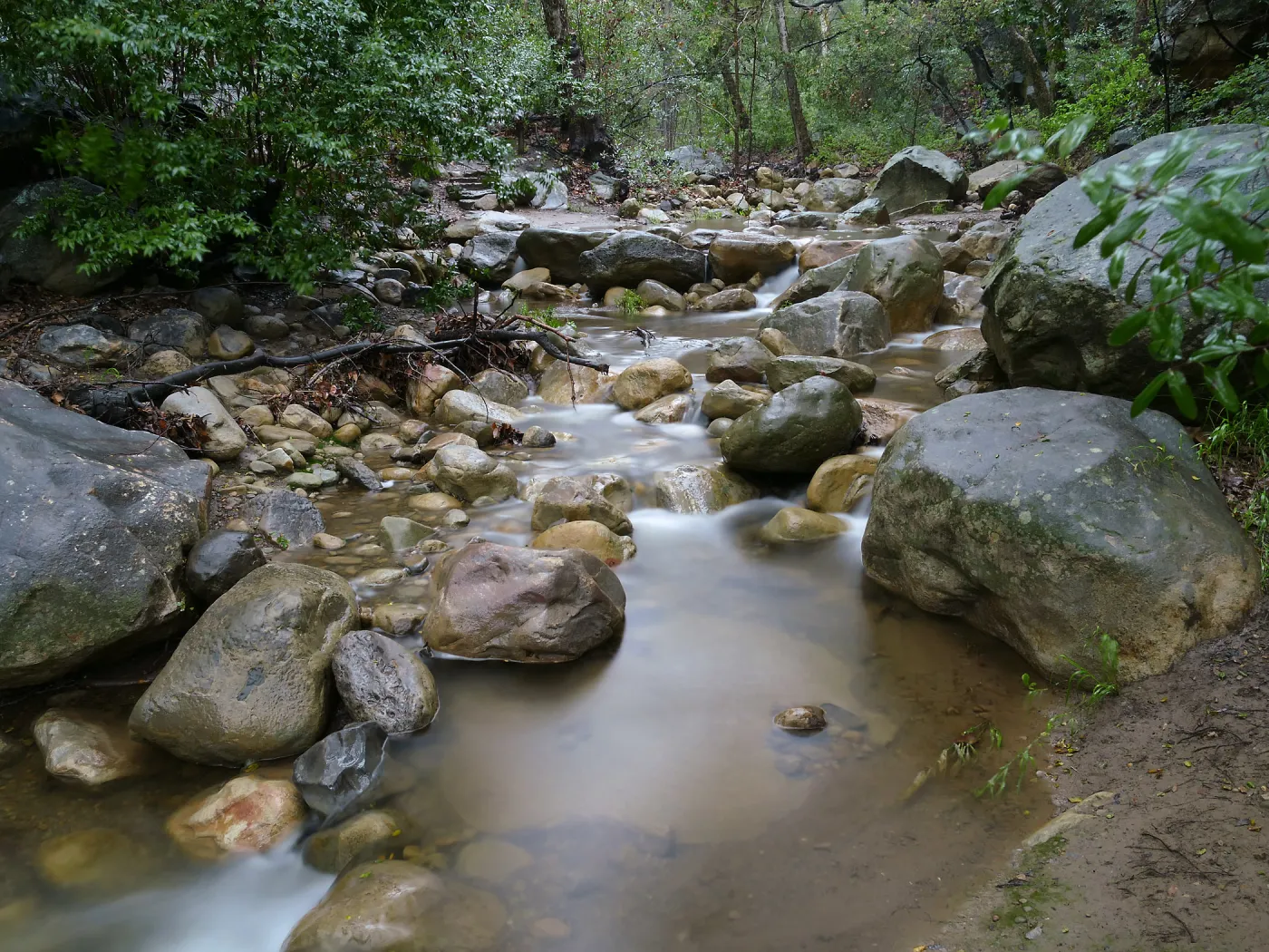 Mission Creek at lower crossing