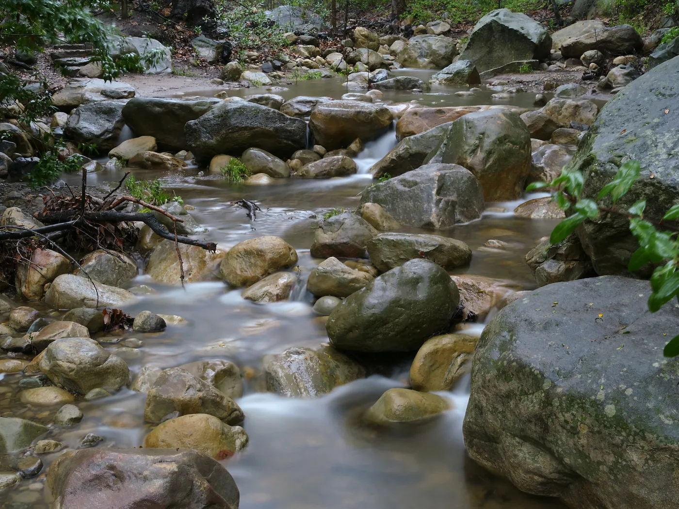Mission Creek at lower crossing