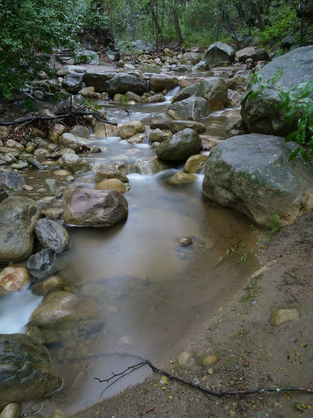 Mission Creek at lower crossing