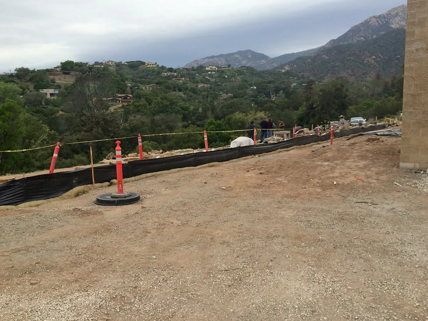 Laying out Island sculpture at Pritzlaff Conservation Center