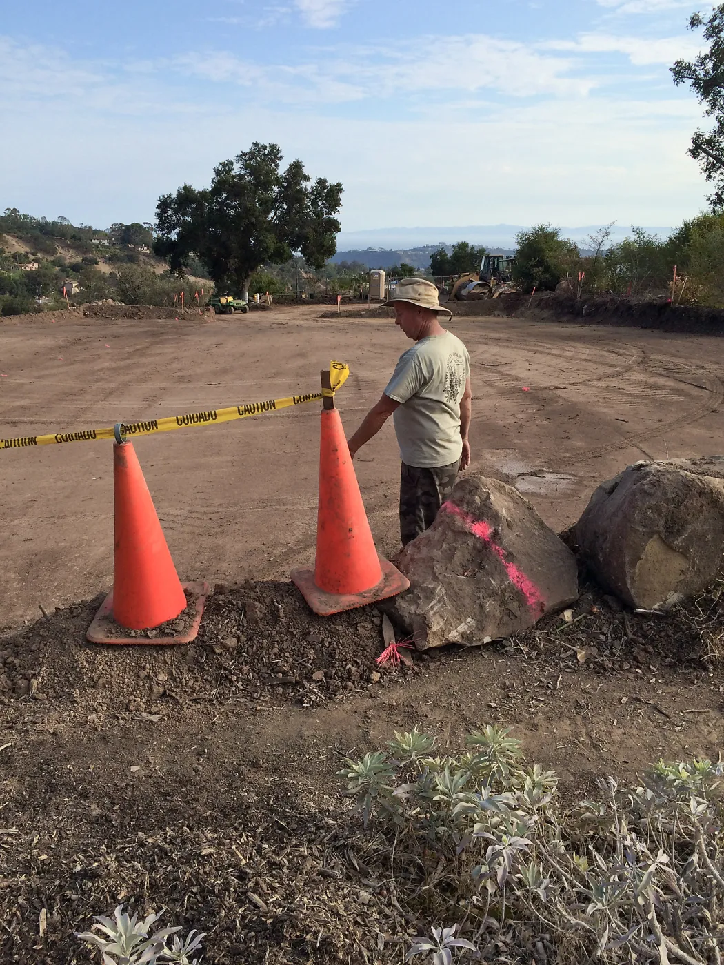 Upper parking lot construction