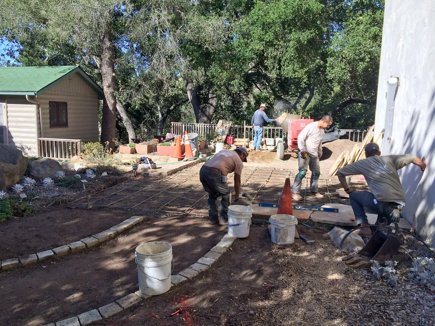 Flagstone area, Water Wise Home Garden
