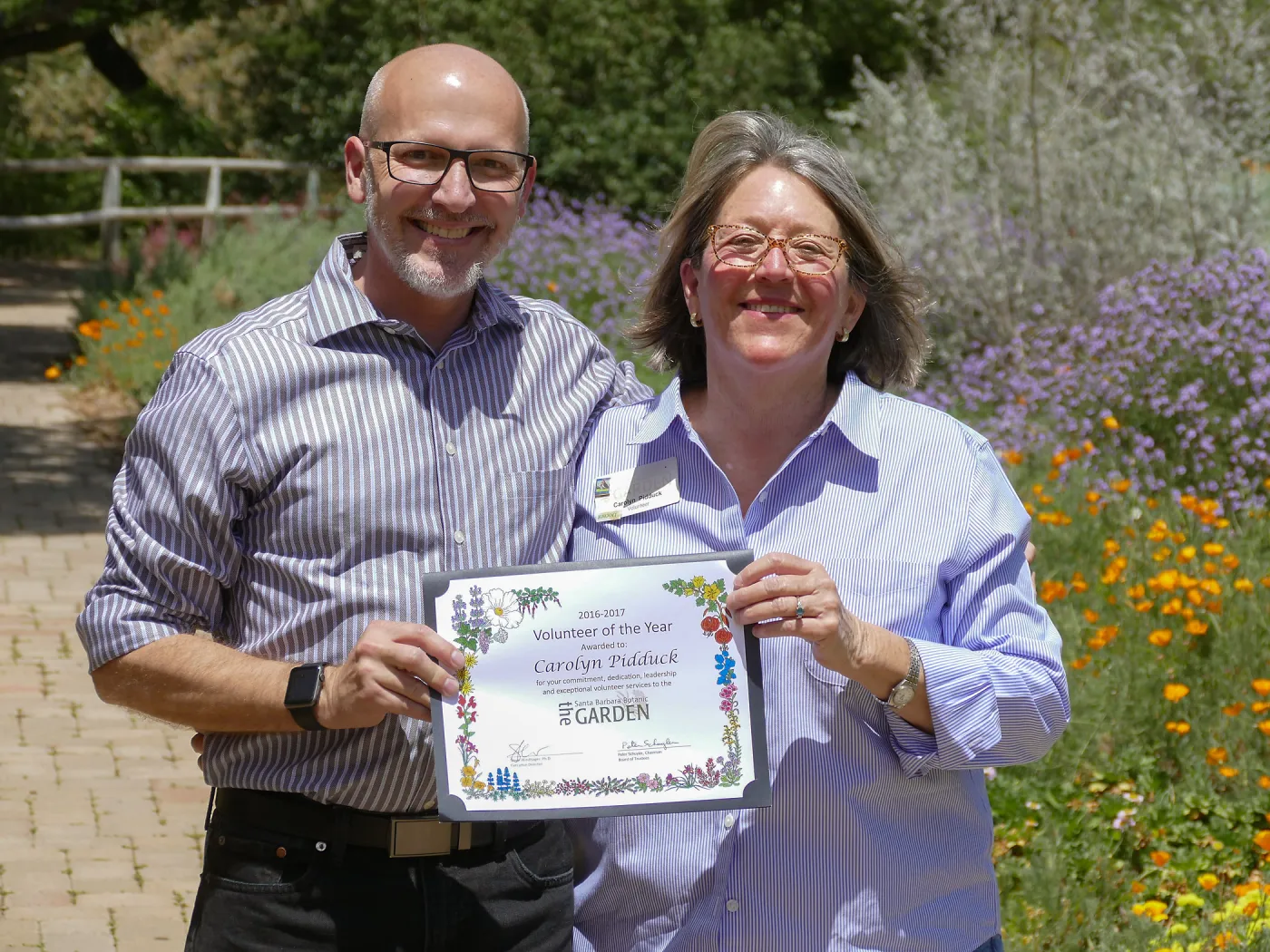 2017 Volunteer Appreciation Luncheon, Volunteer of the Year Carolyn Pidduck
