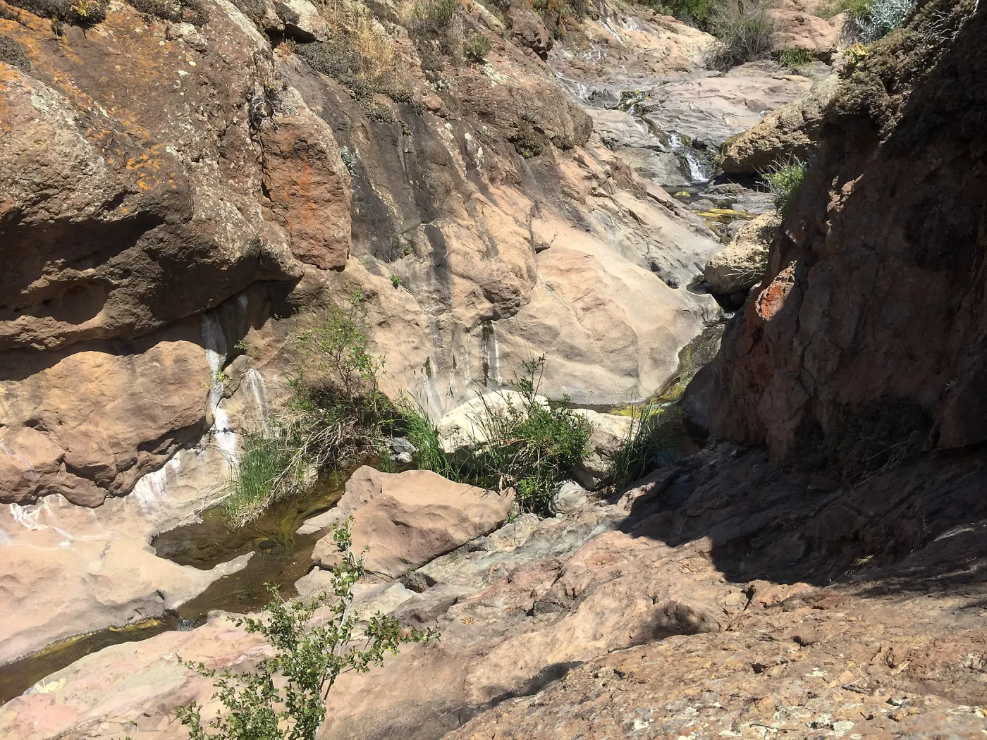 Santa Cruz Island Trip, Stream above La Cascada