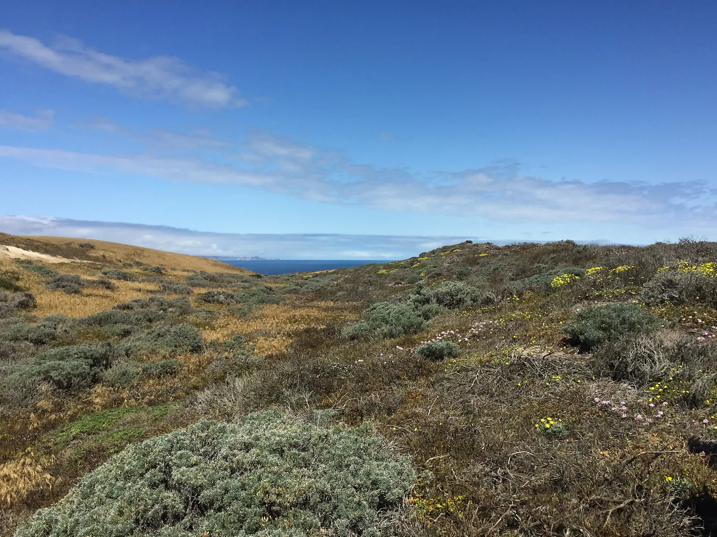 Santa Rosa Island Trip, Looking out towards San Miguel Island, hiking to Carrington Point