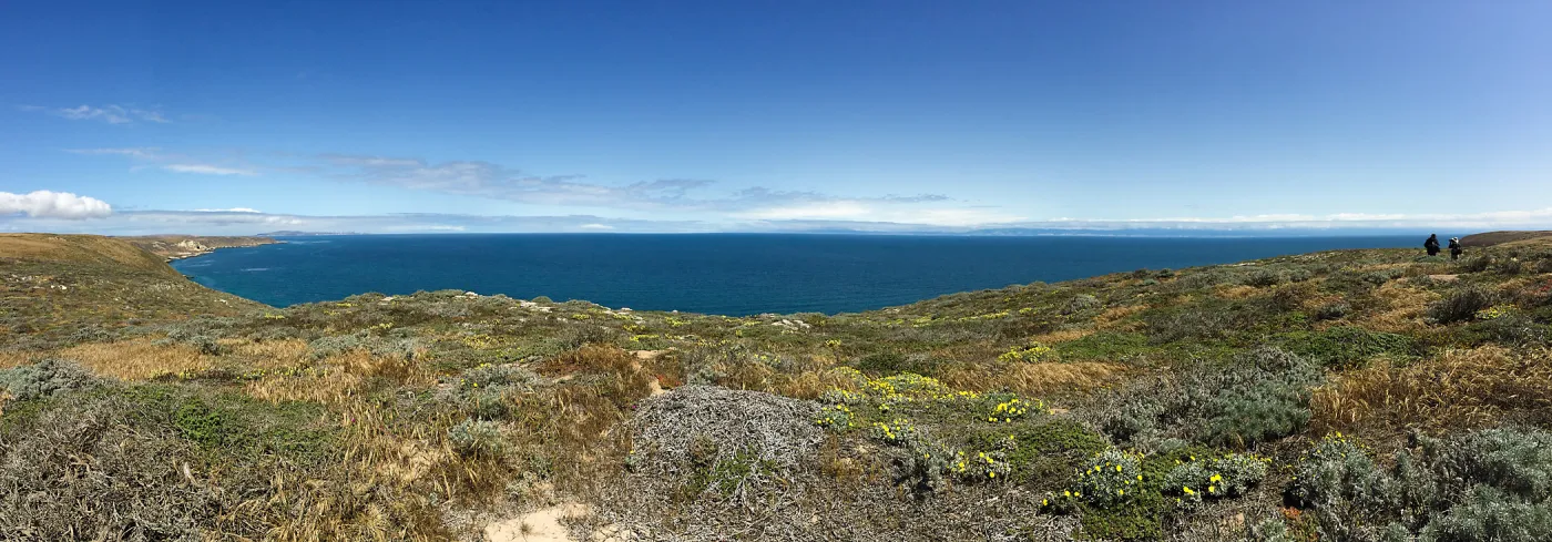 Santa Rosa Island Trip, Looking out towards San Miguel Island, hiking to Carrington Point