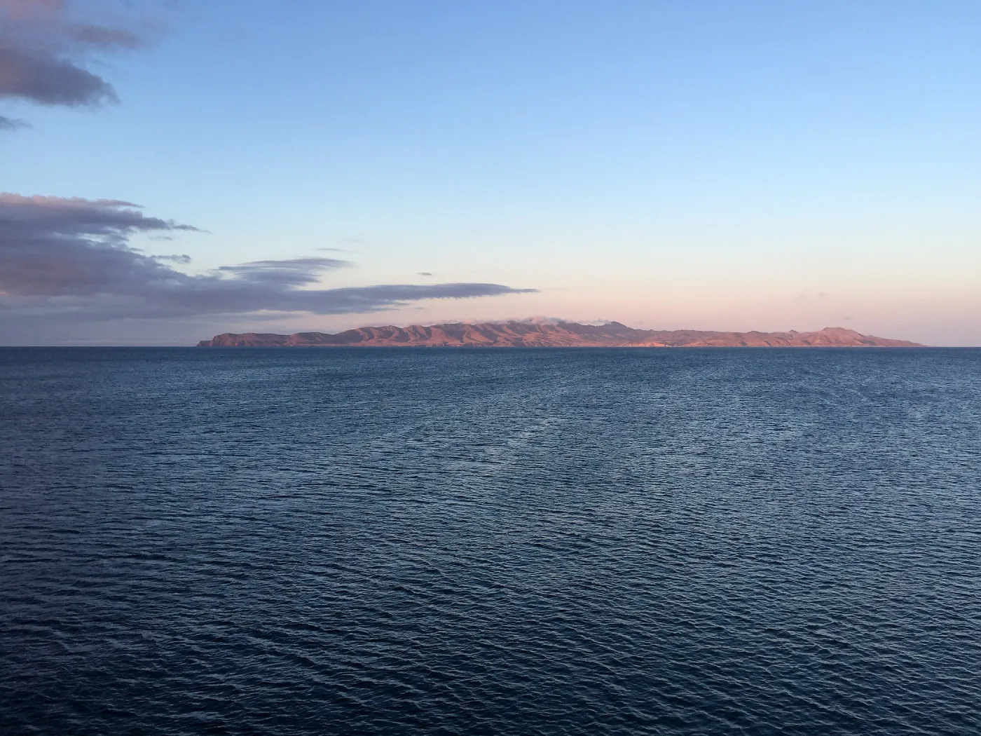 Santa Rosa Island Trip, Looking out to Santa Cruz Island at sunset