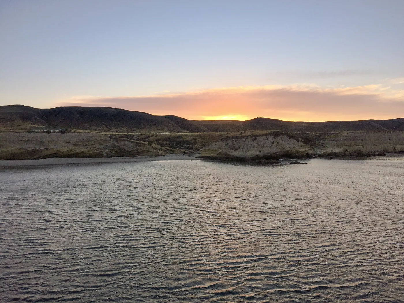 Santa Rosa Island Trip, Santa Rosa coast at sunset