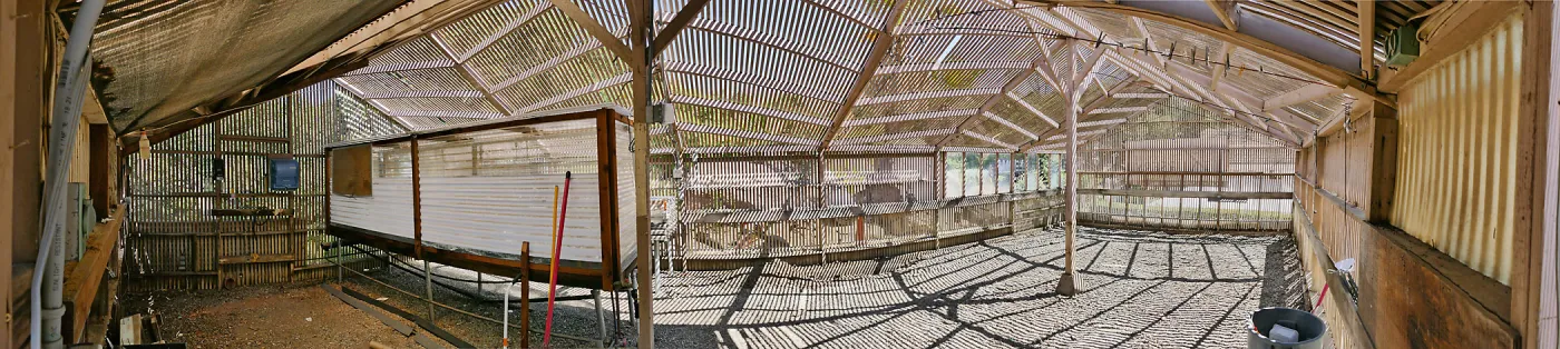 Garden Growers Lath House before start of repairs