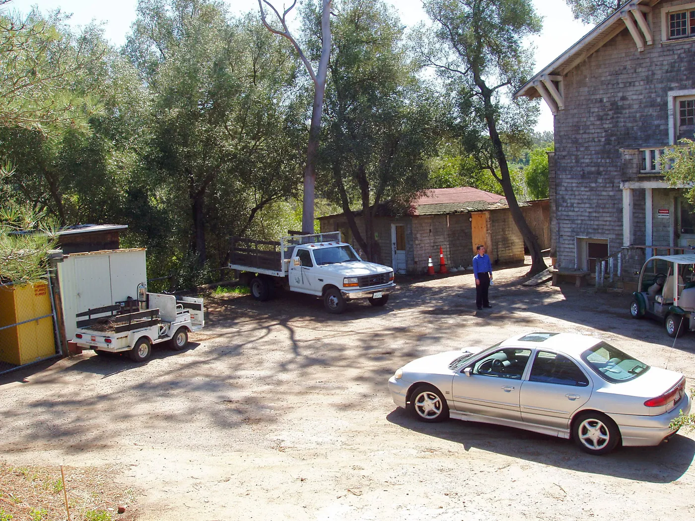 Area at north side of Gane House