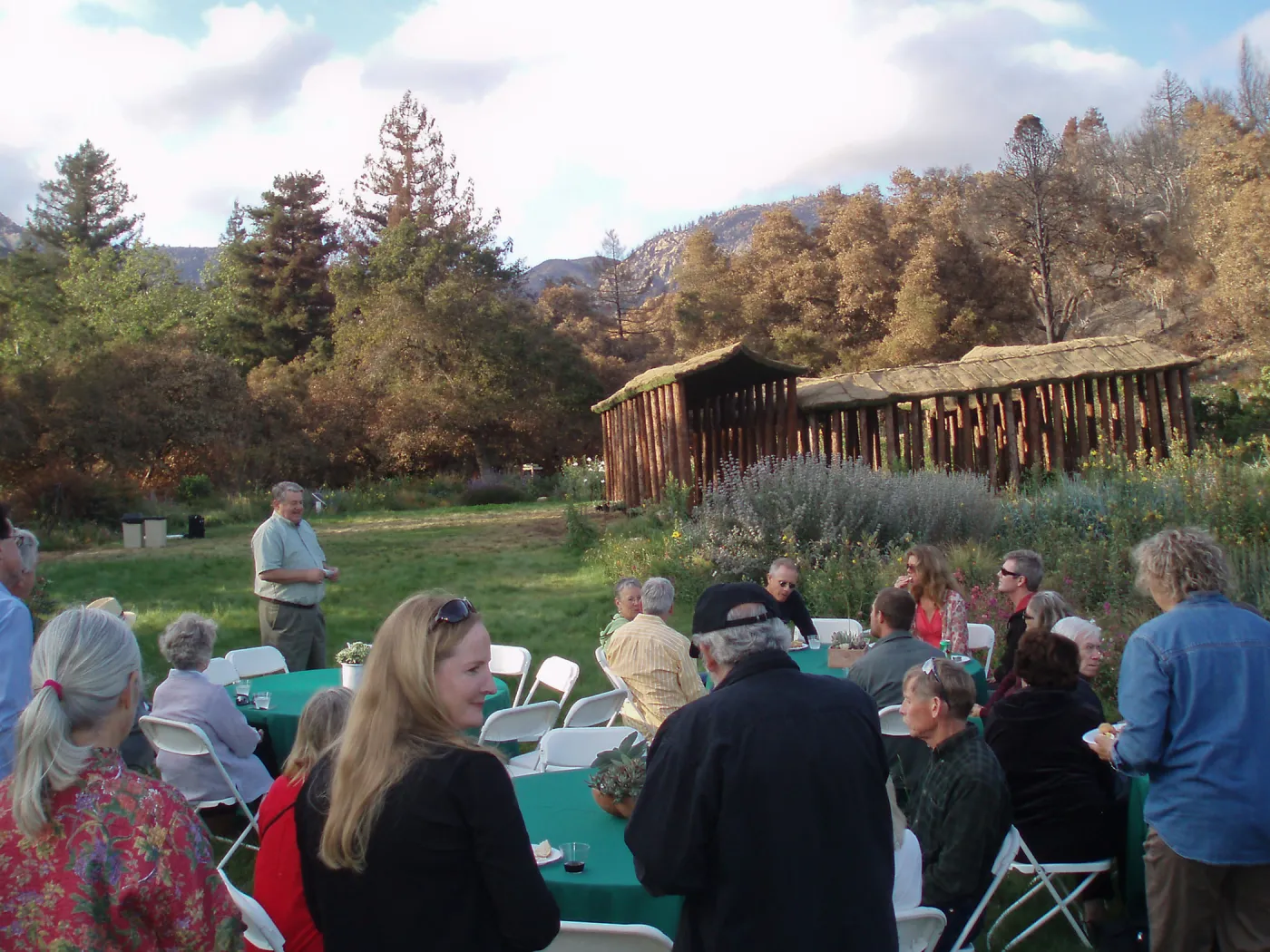 Opening of Herb Parker's â€˜Haven' labyrinth sculpture in Meadow