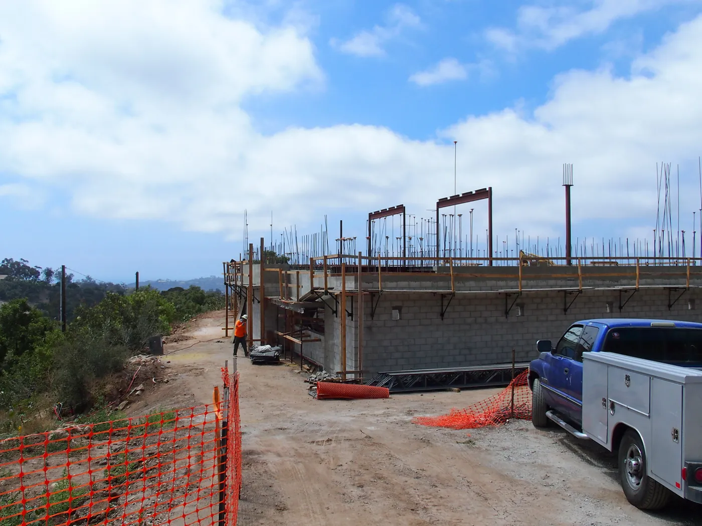 Pritzlaff Conservation Center Construction, exterior looking southwest