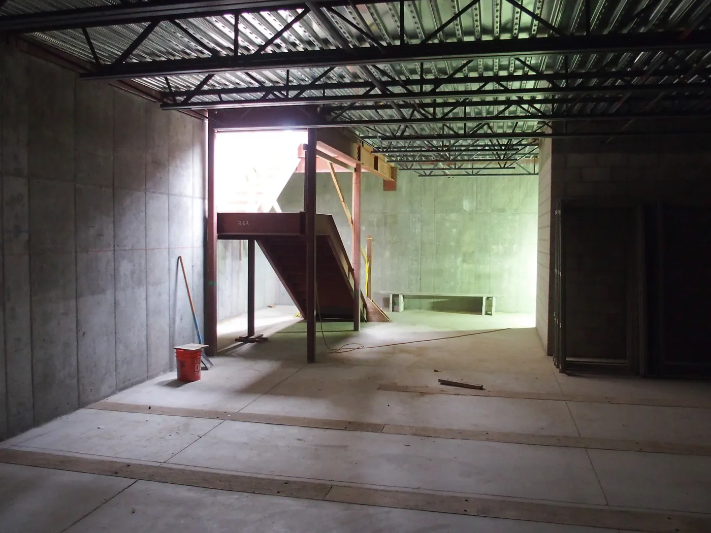 Pritzlaff Conservation Center Construction, southeast corner of basement - Herbarium