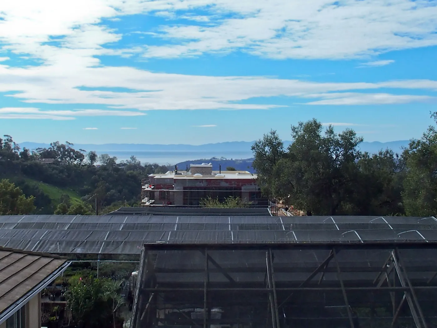 Pritzlaff Conservation Center construction, view looking south from Horticulture Unit