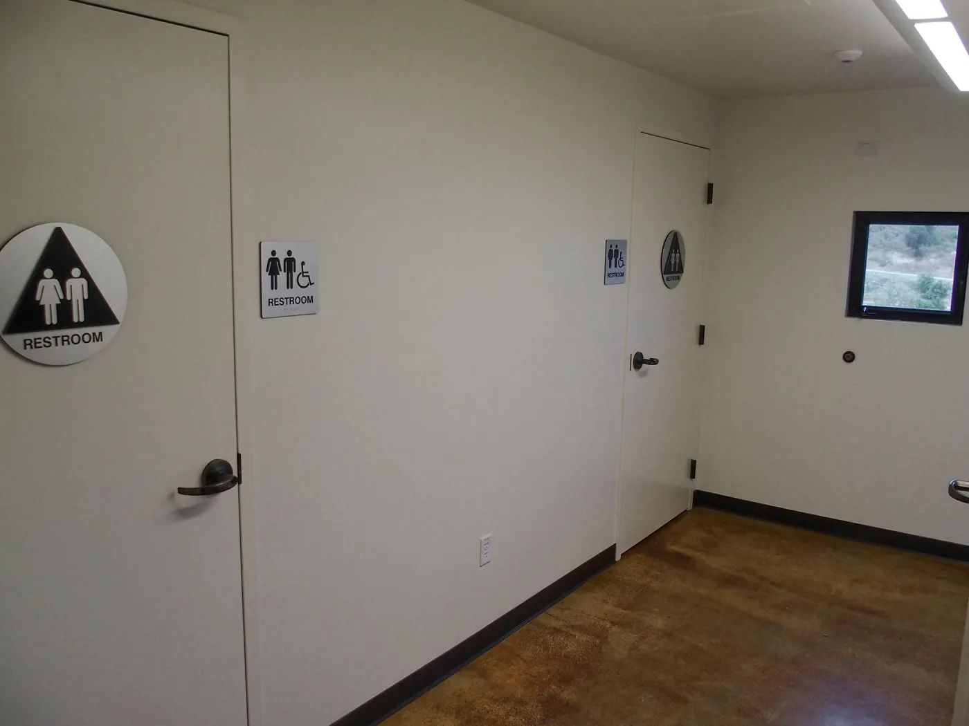 Pritzlaff Conservation Center construction, upstrairs restrooms