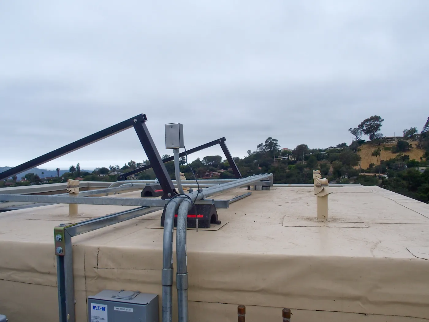Pritzlaff Conservation Center construction, solar water heating system