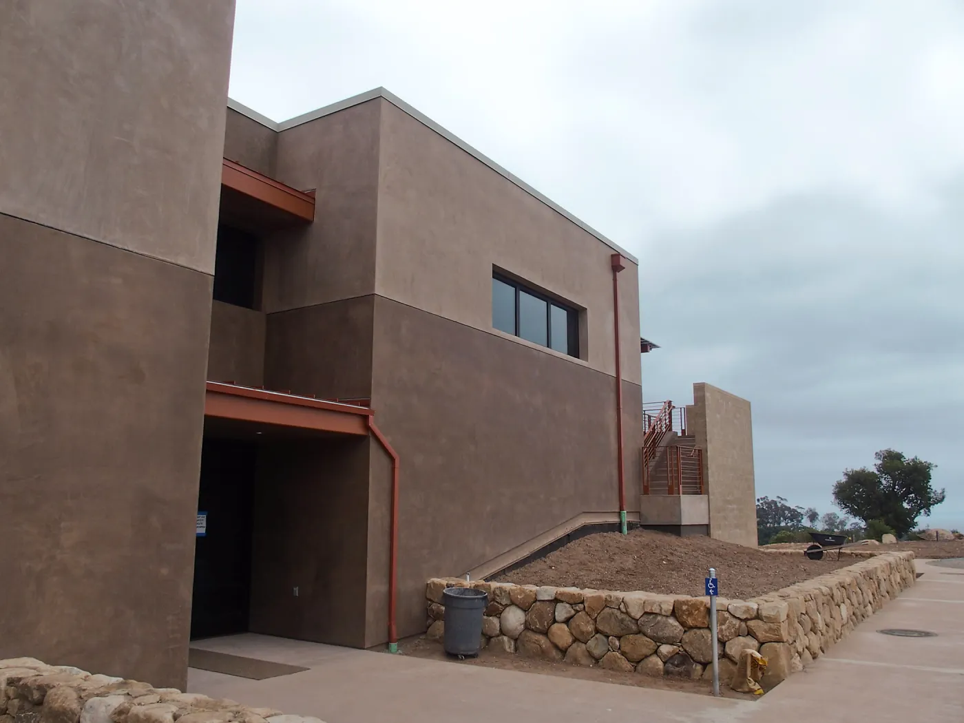 Pritzlaff Conservation Center construction, main entrance
