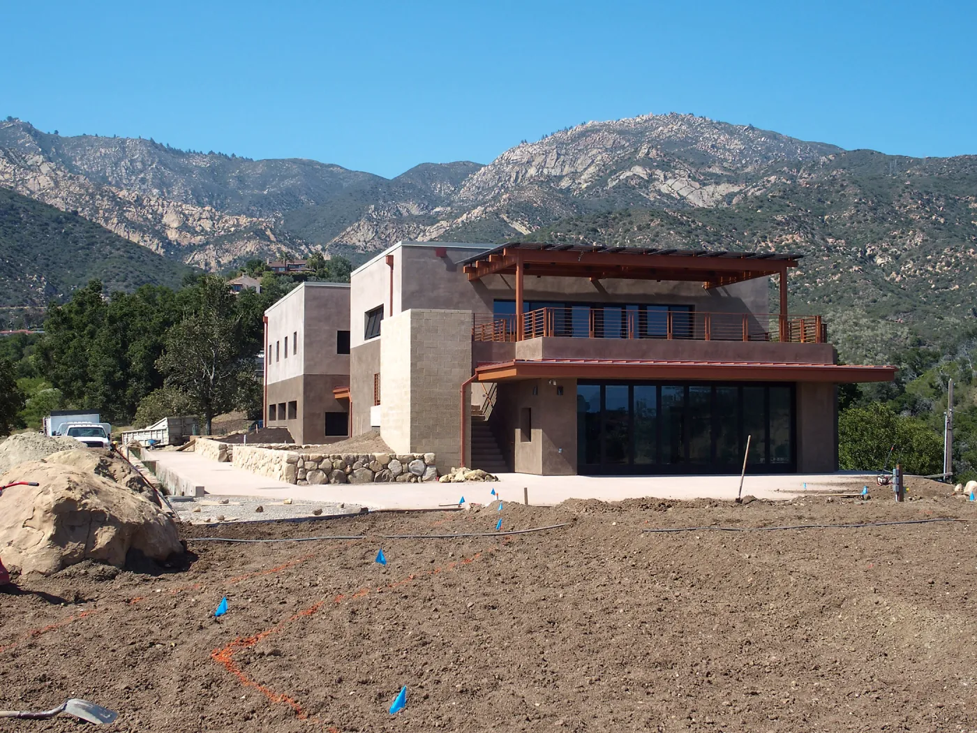 Pritzlaff Conservation Center Construction, Exterior looking northeast