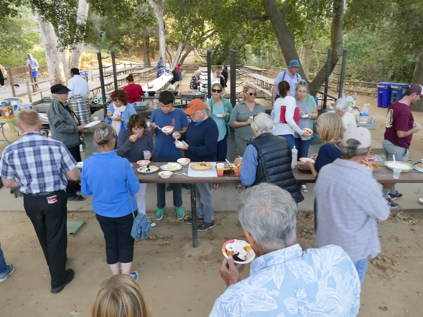 SBBG Staff Picnic, 2017, pie contest