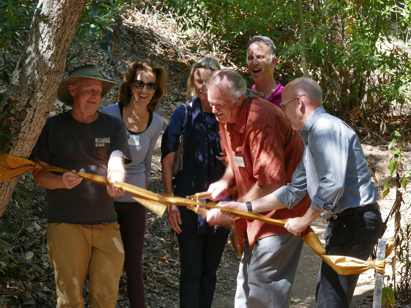 Ribbon cutting, Pritchett Trail renovation