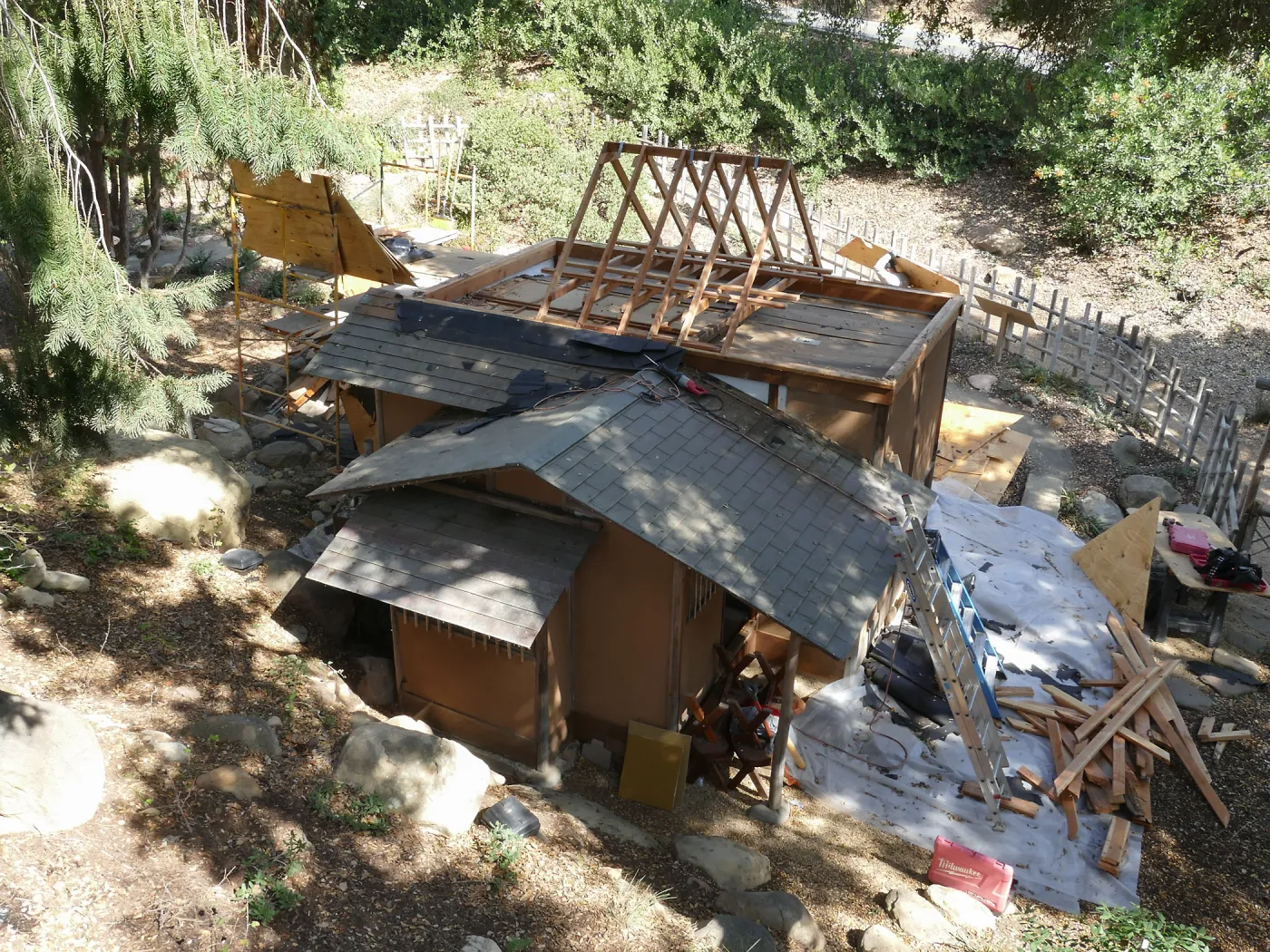 Teahouse & Garden Improvements 2017, looking east