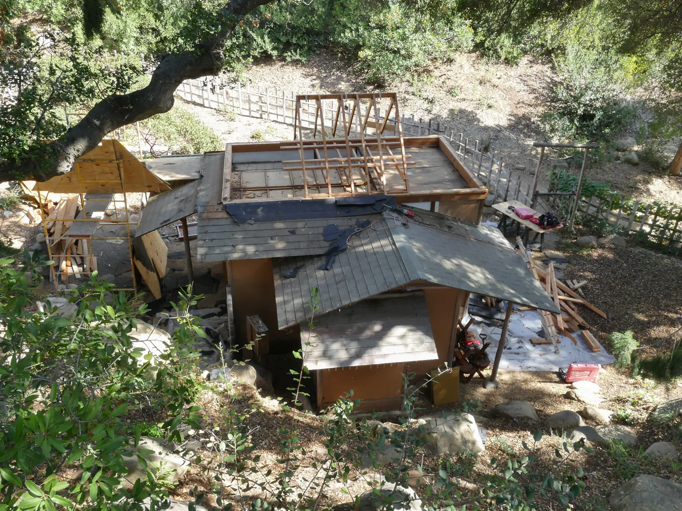 Teahouse & Garden Improvements 2017, looking east