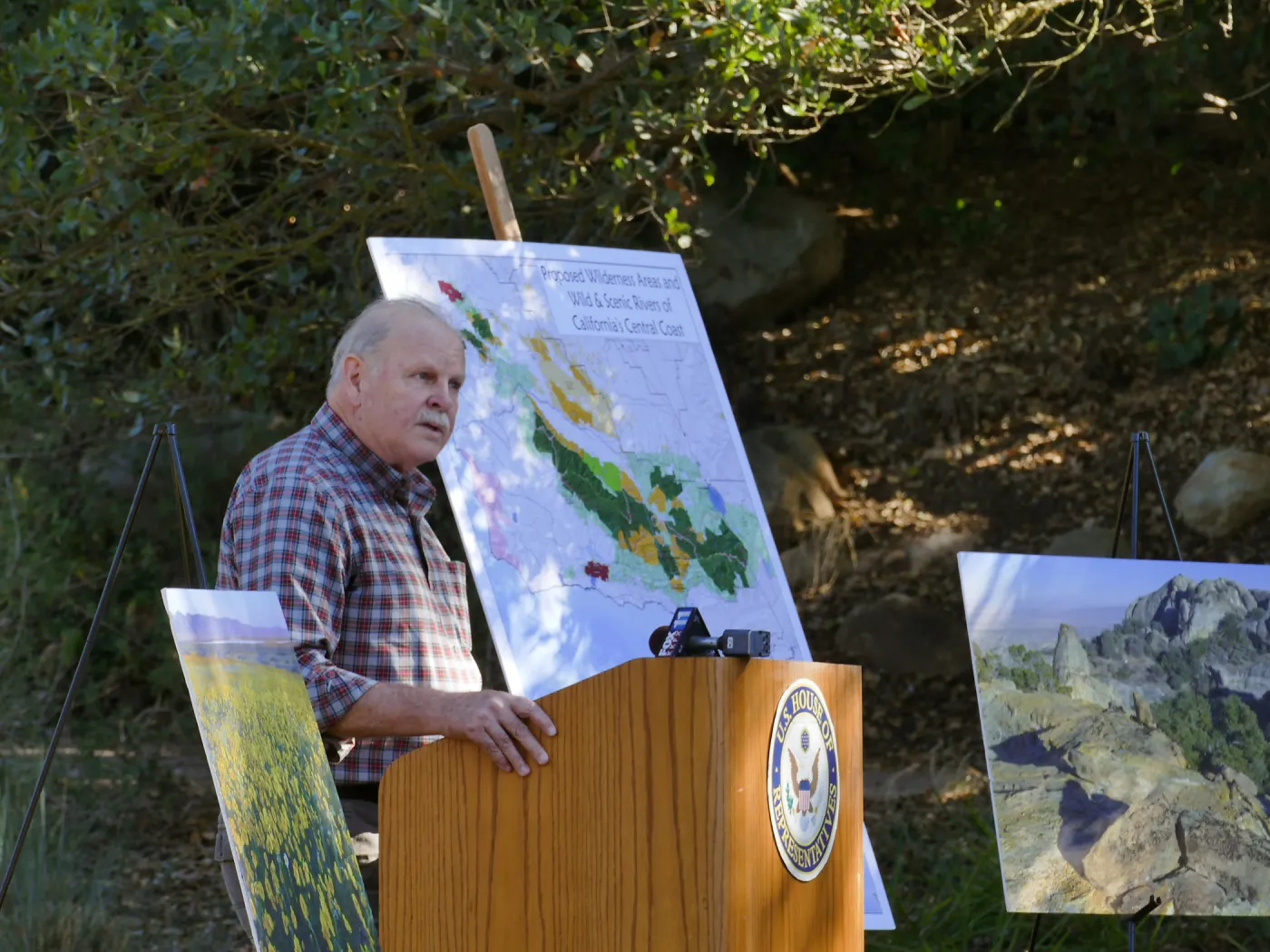 Central Coast Heritage Protection Act press conference, Neil Havlik