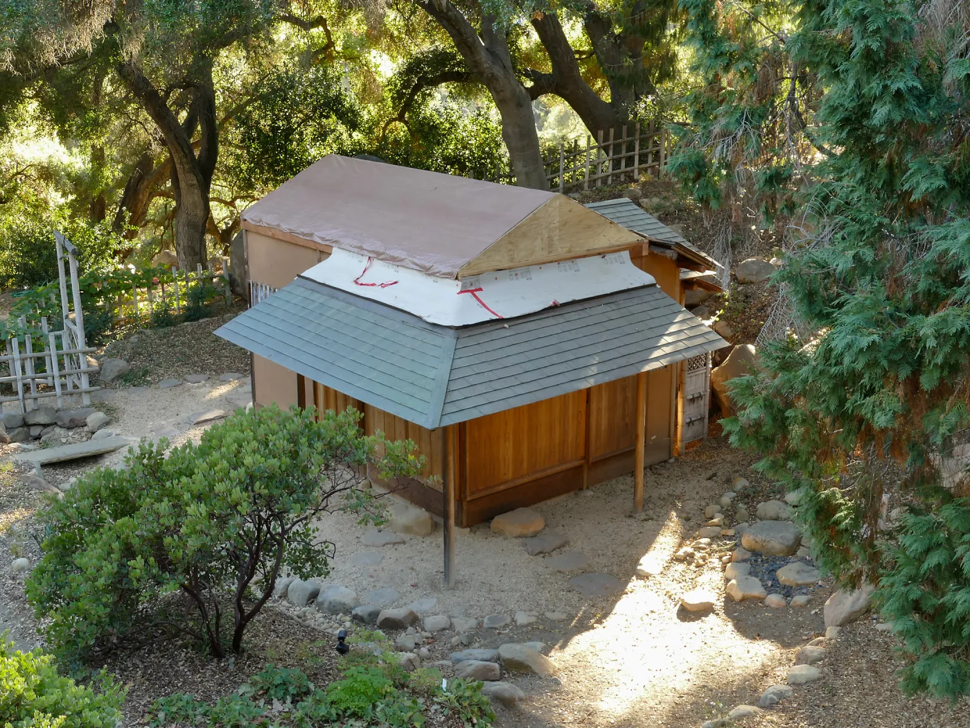 Teahouse & Garden Improvements 2017, looking west