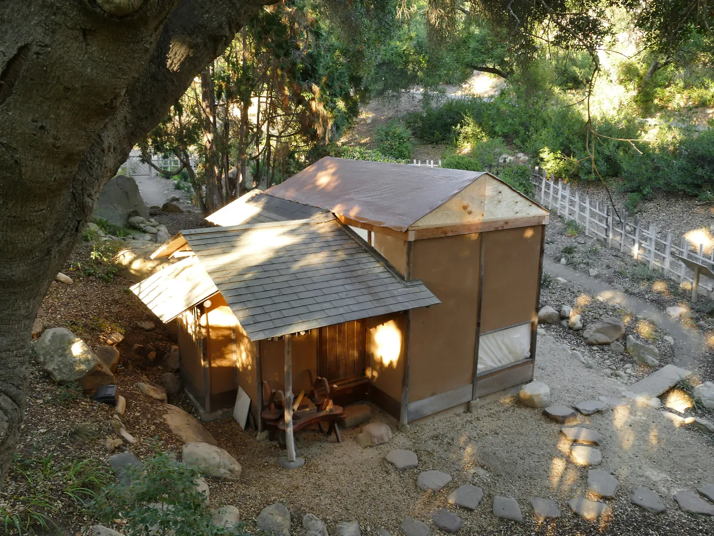 Teahouse & Garden Improvements 2017, looking northeast