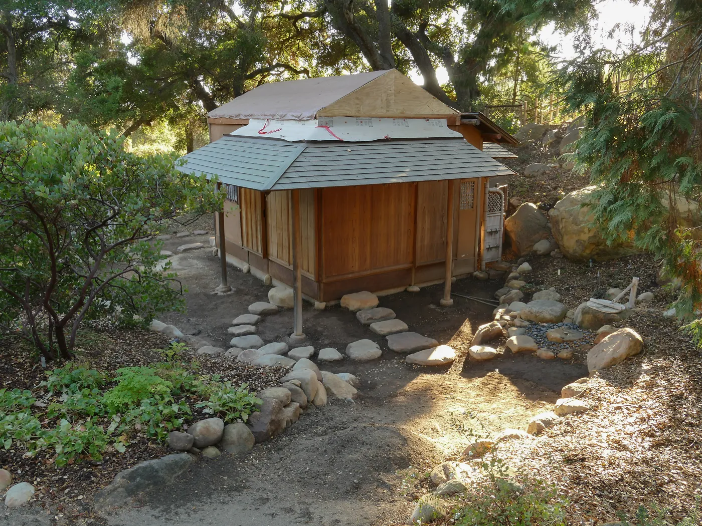 Teahouse & Garden Improvements 2017, looking west