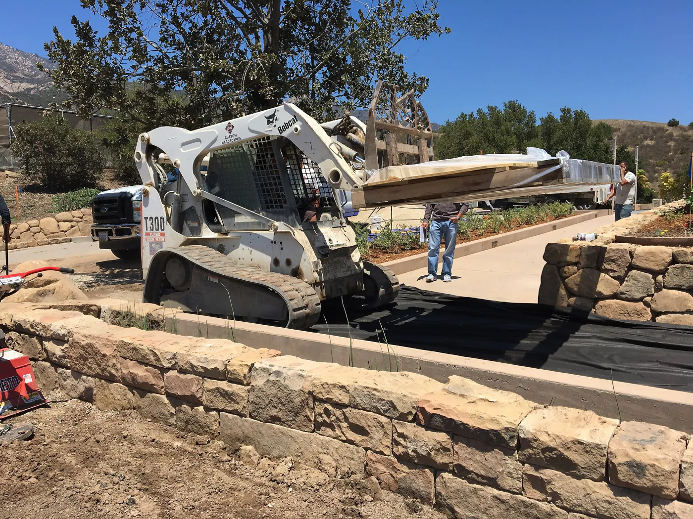 Delivering the islands for the Island Sculpture