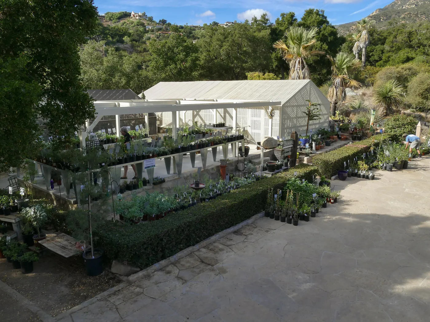 New shade structure at Garden Growers Nursery