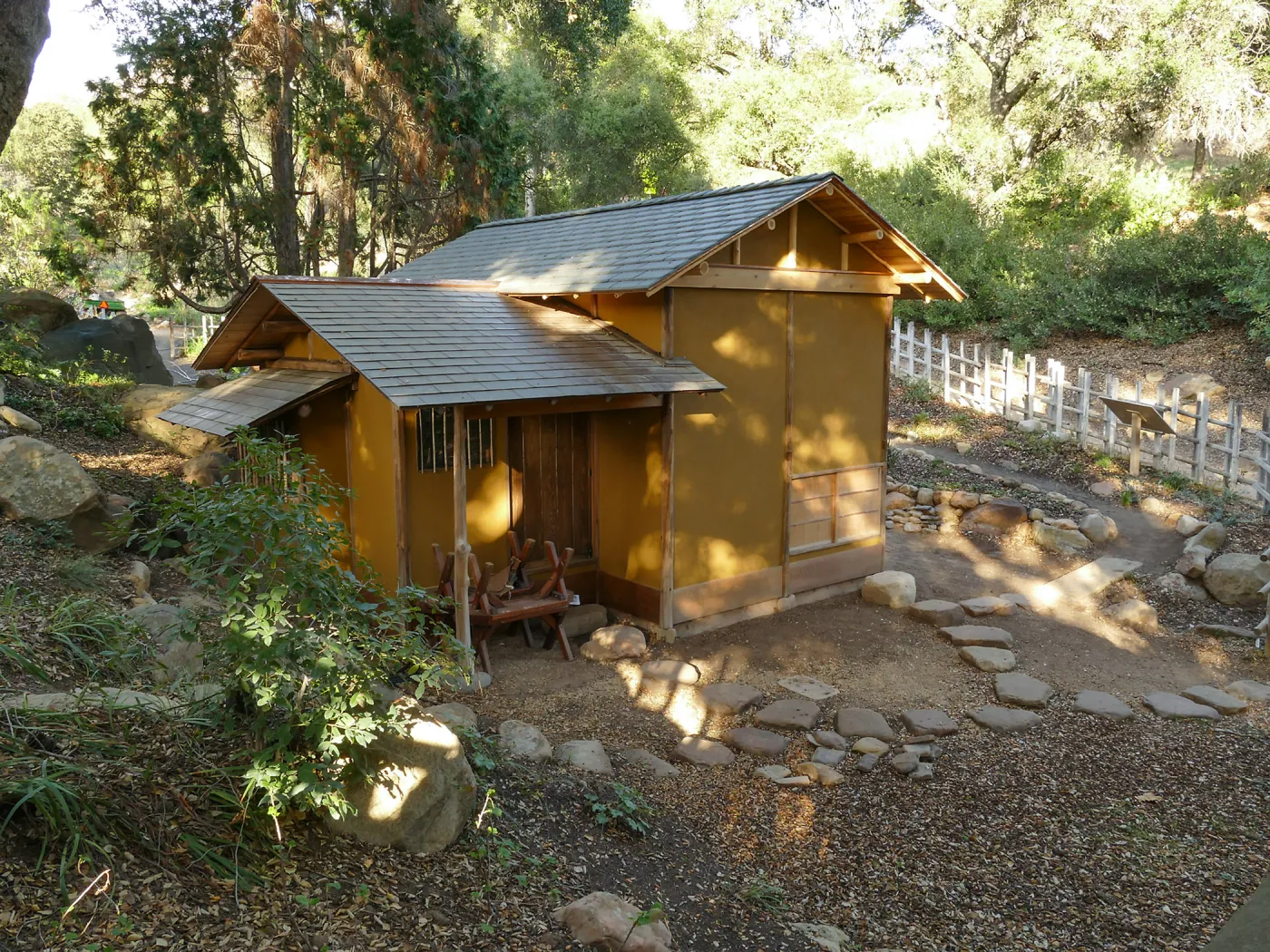 Teahouse & Garden Improvements 2018 looking east