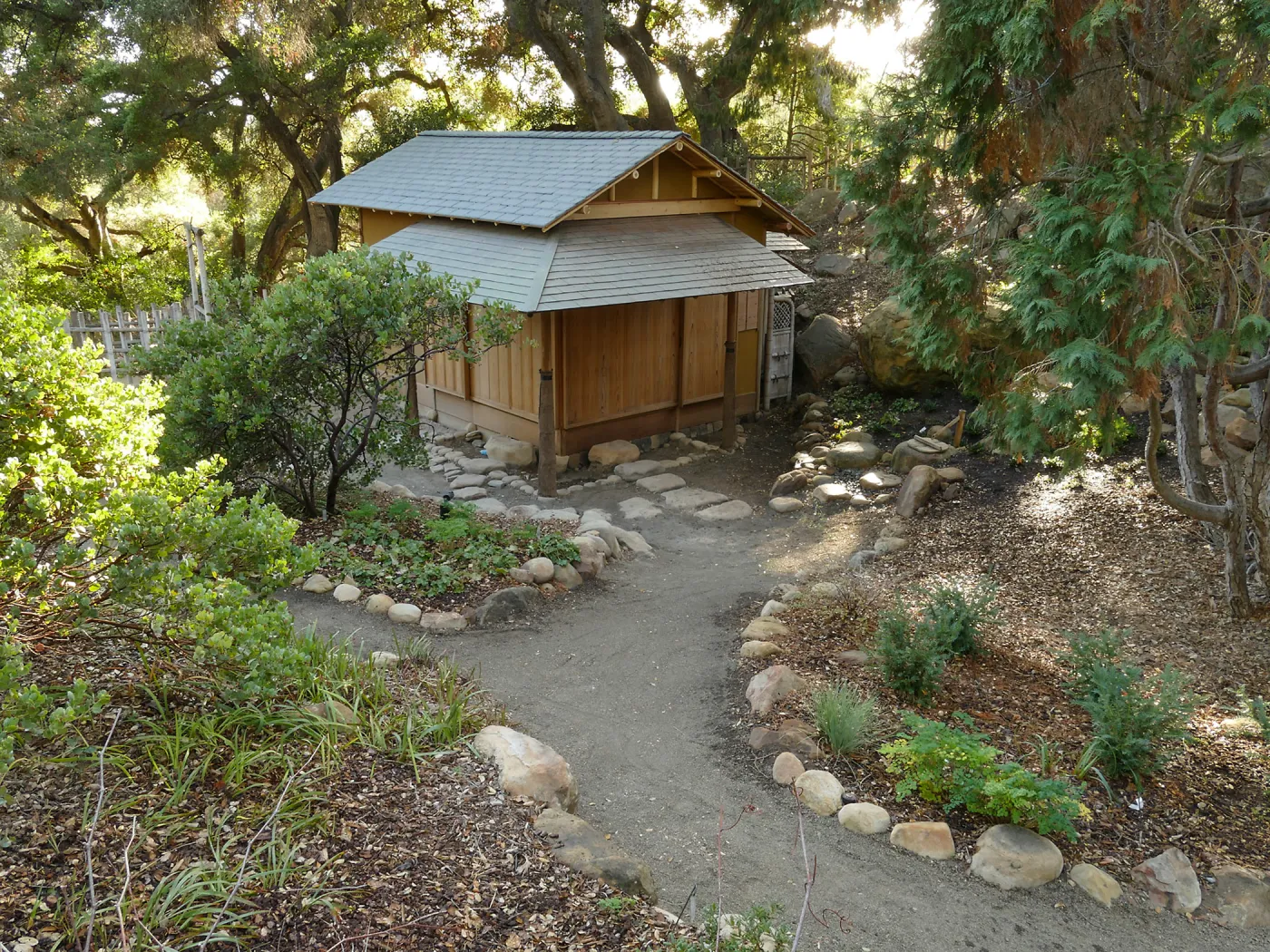 Teahouse & Garden Improvements 2018 looking southwest