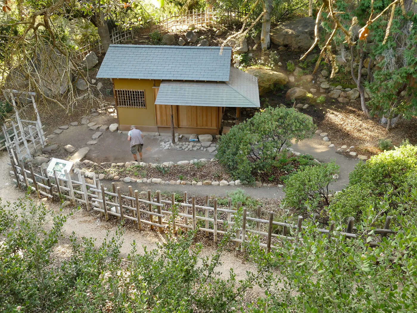 Teahouse & Garden Improvements 2018 looking west