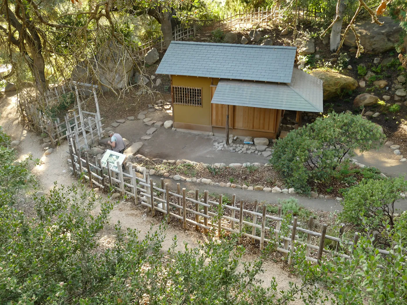 Teahouse & Garden Improvements 2018 looking west