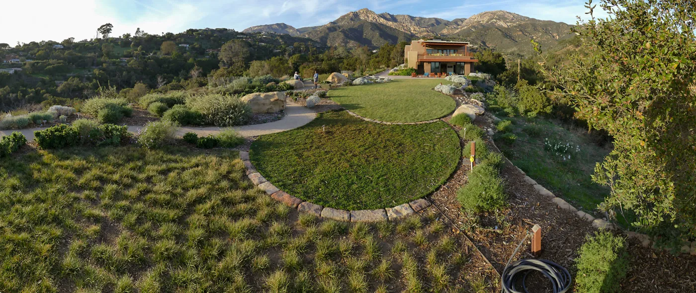 Island View Garden and Pritzlaff Conservation Center looking north