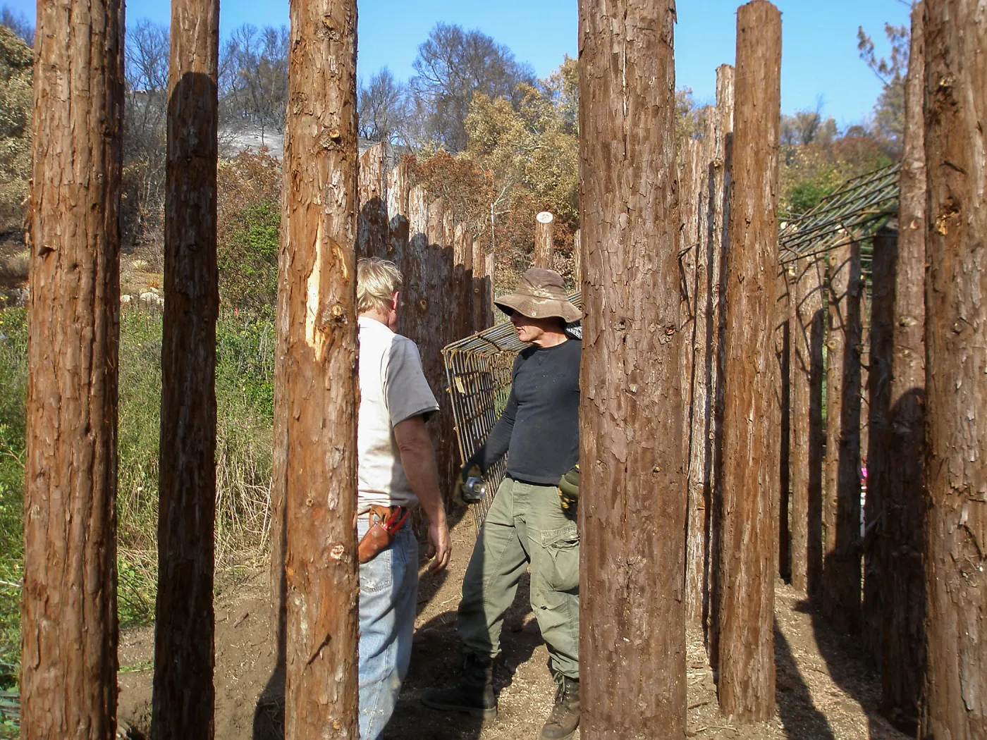 Herb Parker's â€˜Haven' labyrinth installation