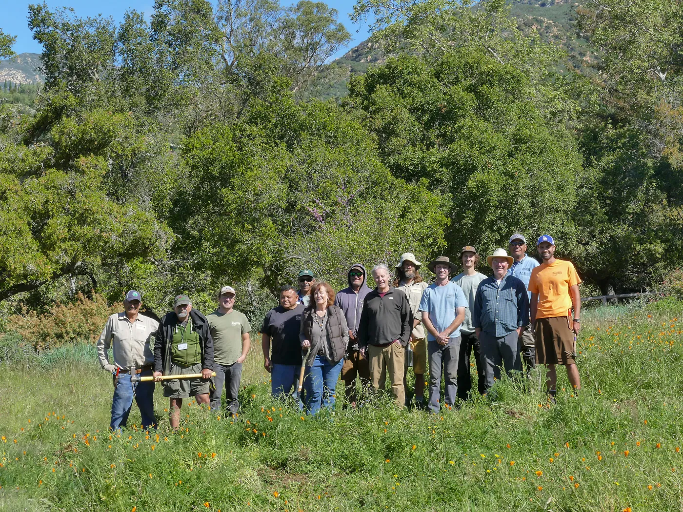 Horticulture staff portrait in the Meadow