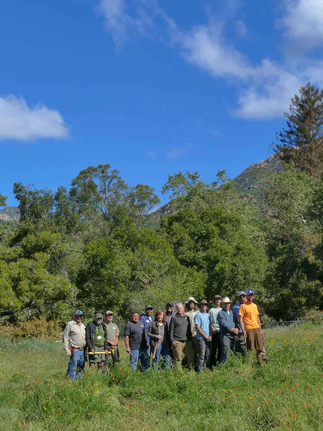 Horticulture staff portrait in the Meadow