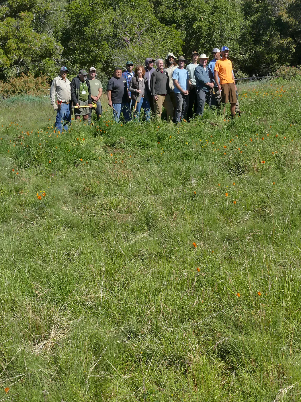 Horticulture staff portrait in the Meadow