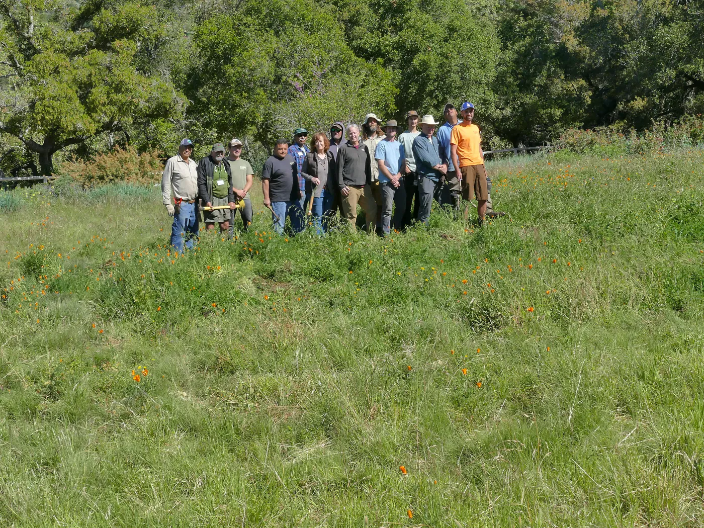 Horticulture staff portrait in the Meadow