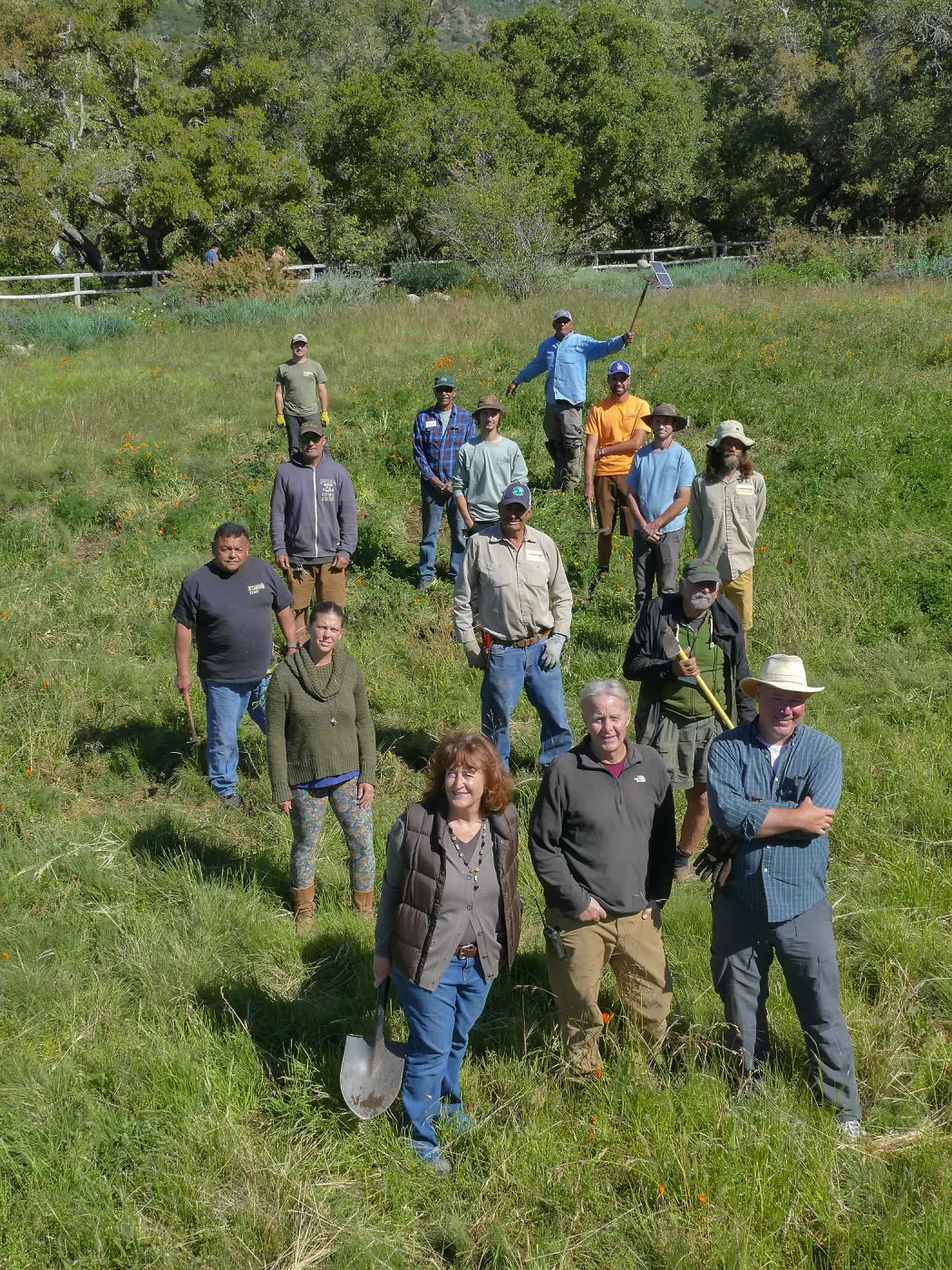 Horticulture staff portrait in the Meadow